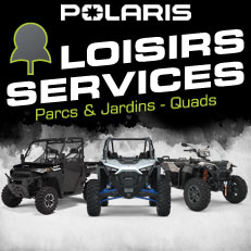 Partenaire de l'AS Rabajou - Polaris - Loisirs services - Parcs et Jardins - Quads