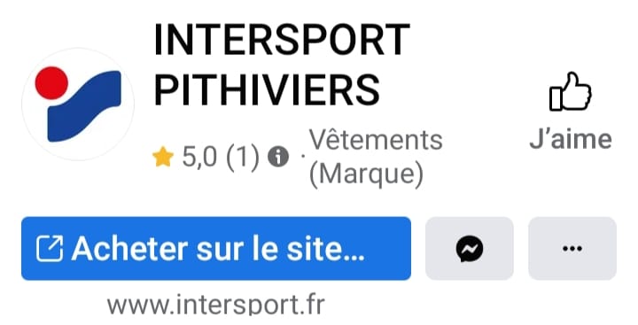 Partenaire de l'AS Rabajou - Intersport Pithiviers