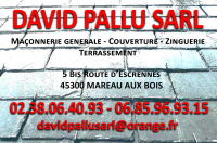 Partenaire de l'AS Rabajou - David Pallu SARL - Maçonnerie générale - Couverture - Zinguerie - Terrassement
